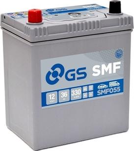 GS SMF055 - Стартерная аккумуляторная батарея, АКБ autodif.ru