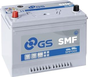GS SMF069 - Стартерная аккумуляторная батарея, АКБ autodif.ru