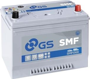 GS SMF068 - Стартерная аккумуляторная батарея, АКБ autodif.ru