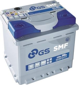 GS SMF077 - Стартерная аккумуляторная батарея, АКБ autodif.ru