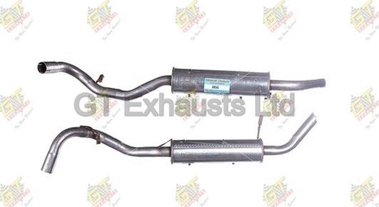 GT Exhausts GAN545 - Глушитель выхлопных газов, конечный autodif.ru