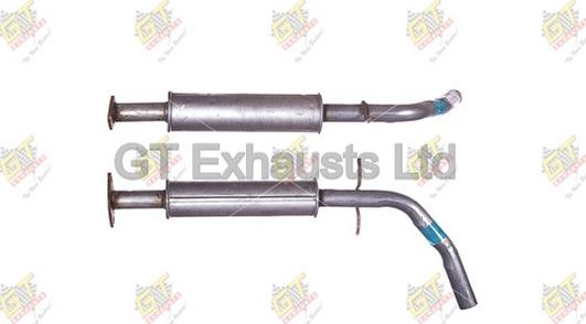 GT Exhausts GAN546 - Средний глушитель выхлопных газов autodif.ru