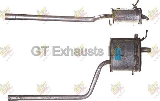 GT Exhausts GBM381 - Глушитель выхлопных газов, конечный autodif.ru