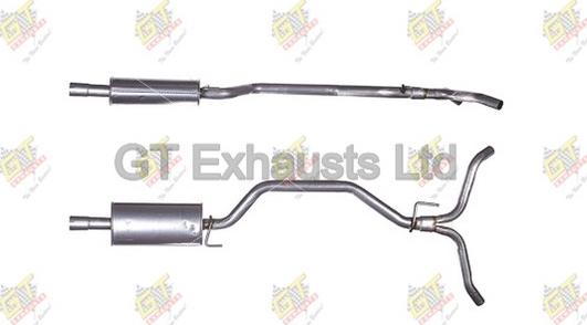 GT Exhausts GGM653 - Средний глушитель выхлопных газов autodif.ru