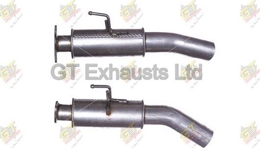 GT Exhausts GIZ036 - Глушитель выхлопных газов, конечный autodif.ru