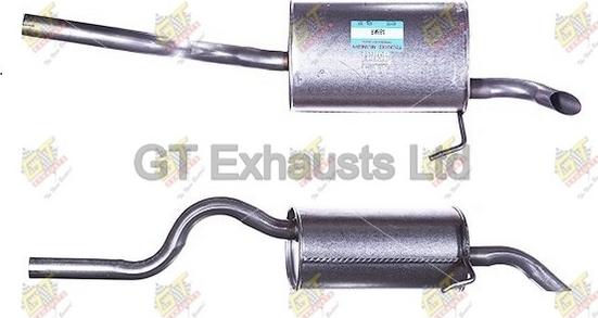 GT Exhausts GRN664 - Глушитель выхлопных газов, конечный autodif.ru