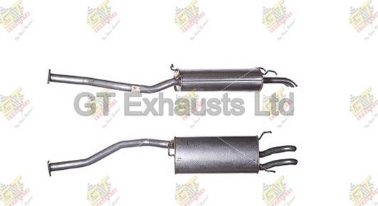 GT Exhausts GRR148 - Глушитель выхлопных газов, конечный autodif.ru