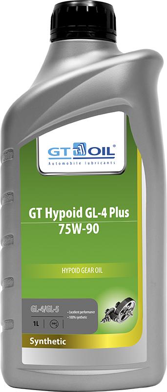 GT Oil 8809059407981 - Масло трансмиссионное синтетическое всесезонное GT Hypoid GL-4 Plus, SAE 75W-90, API GL-4/GL-5, 1 л autodif.ru
