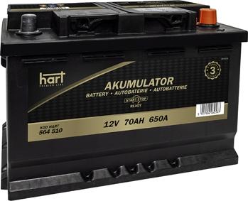 Hart 564 510 - Стартерная аккумуляторная батарея, АКБ autodif.ru