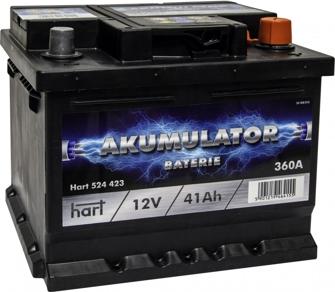 Hart 524 423 - Стартерная аккумуляторная батарея, АКБ autodif.ru