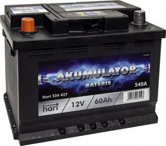 Hart 524 427 - Стартерная аккумуляторная батарея, АКБ autodif.ru