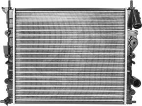 Hart 600 946 - Радиатор, охлаждение двигателя autodif.ru