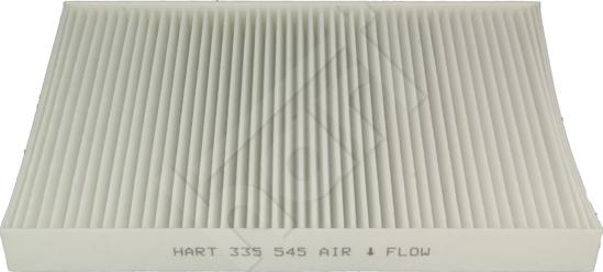 Hart 335 545 - Фильтр воздуха в салоне autodif.ru