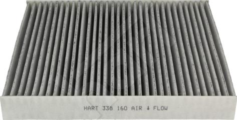 Hart 338 160 - Фильтр воздуха в салоне autodif.ru