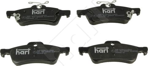 Hart 253 764 - Тормозные колодки, дисковые, комплект autodif.ru