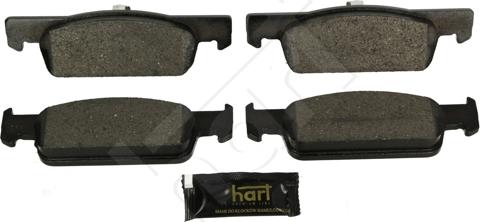 Hart 252 391 - Тормозные колодки, дисковые, комплект autodif.ru