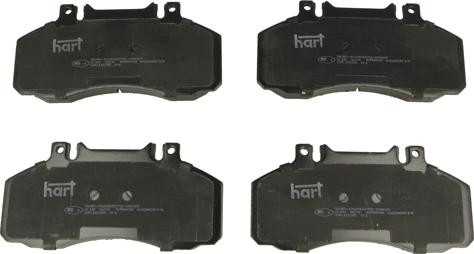 Hart 215 929 - Тормозные колодки, дисковые, комплект autodif.ru