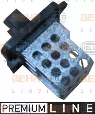 HELLA 9ML 351 321-581 - Резистор, вентилятор кондиционера autodif.ru