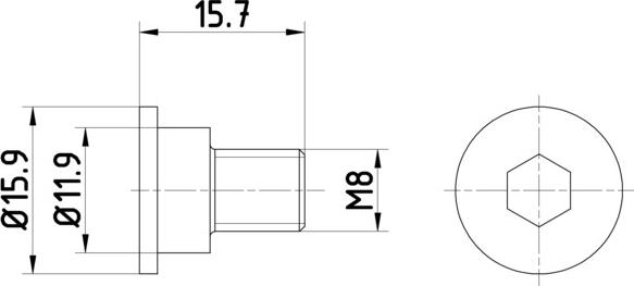 HELLA 8DZ 355 209-031 - Болт, диск тормозного механизма autodif.ru