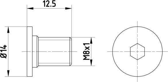 HELLA 8DZ 355 209-021 - Болт, диск тормозного механизма autodif.ru