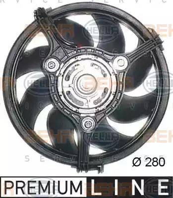 HELLA 8EW 351 044-041 - Вентилятор, охлаждение двигателя autodif.ru