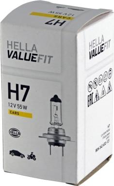 HELLA 8GH 242 632-121 - Лампа накаливания галогенная H7 / 12V / 55W / PX 26d ValueFit autodif.ru