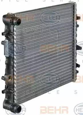 HELLA 8MK 376 716-231 - Радиатор, охлаждение двигателя autodif.ru