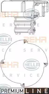HELLA 8MY 376 743-451 - Крышка, резервуар охлаждающей жидкости autodif.ru