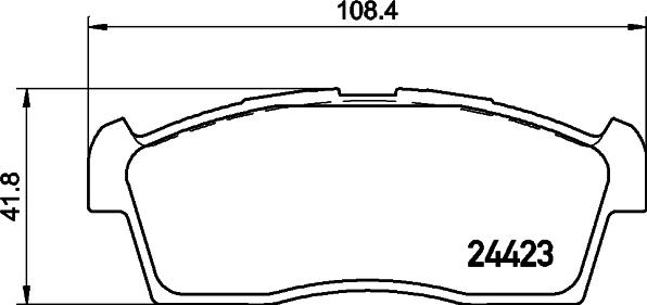 HELLA PAGID 8DB 355 039-691 - Тормозные колодки, дисковые, комплект autodif.ru