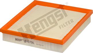 Hengst Filter E1079L - Воздушный фильтр, двигатель autodif.ru