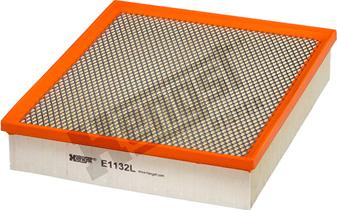 Hengst Filter E1132L - Воздушный фильтр, двигатель autodif.ru