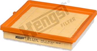 Hengst Filter E1127L - Воздушный фильтр, двигатель autodif.ru