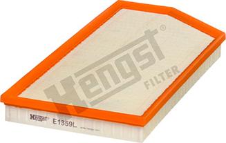 Hengst Filter E1359L - Воздушный фильтр, двигатель autodif.ru