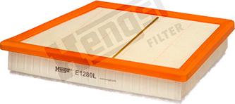 Hengst Filter E1280L - Воздушный фильтр, двигатель autodif.ru