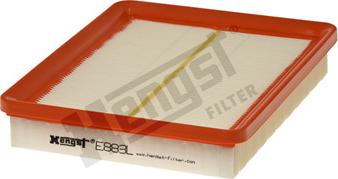 Hengst Filter E883L - Воздушный фильтр, двигатель autodif.ru