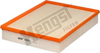 Hengst Filter E821L - Воздушный фильтр, двигатель autodif.ru
