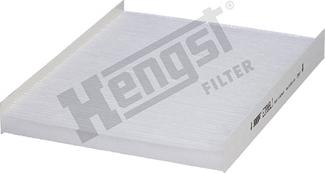 Hengst Filter E3988LI - Фильтр воздуха в салоне autodif.ru