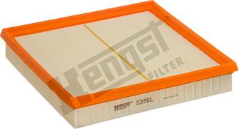 Hengst Filter E356L - Воздушный фильтр, двигатель autodif.ru