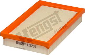 Hengst Filter E323L - Воздушный фильтр, двигатель autodif.ru
