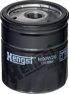 Hengst Filter H90W26 - фильтр масляный!\ Opel Vectra C/Signum/Meriva/Astra 1.6/1.8/2.0 98> autodif.ru
