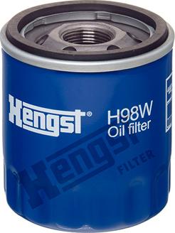 Hengst Filter H98W - Масляный фильтр autodif.ru