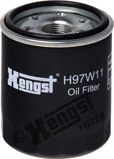Hengst Filter H97W11 - фильтр масляный!\ Mitsubishi Colt 1.1-1.5 04>, Smart Forfour 1.3-1.5 04> autodif.ru