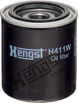 Hengst Filter H411W - Масляный фильтр autodif.ru