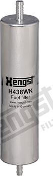 Hengst Filter H438WK - Фильтр топл. Audi A4/A5/A6/A7/A8/Q5/Q7 2.0/2.7/3.0TDI 07- (без уплотнителя) autodif.ru