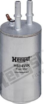 Hengst Filter H604WK - Топливный фильтр autodif.ru