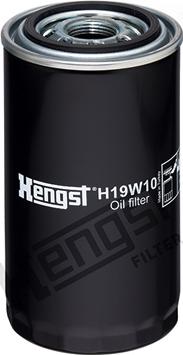 Hengst Filter H19W10 - Фильтр масляный для Ивеко Еврокарго, Даф LF 45/55 и КАМАЗ-65115,-4308 дв. CUMMINS ISBe 185,210,300 autodif.ru