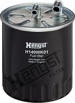 Hengst Filter H140WK01 - Топливный фильтр autodif.ru