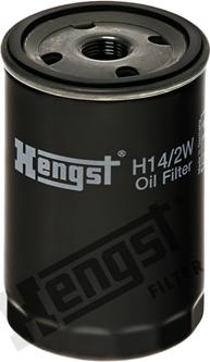 Hengst Filter H14/2W - фильтр масляный! H122.5 D76\ Audi 80/100/A6/A4, VW Golf/Venta/Passat/Transporter 1.0-2.3 80> autodif.ru