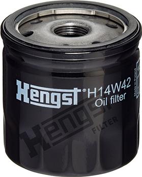 Hengst Filter H14W42 - Фильтр масляный Renault Duster II 18- 1.5 dCi, Renault Logan II, Sandero II 13- 1.5 dCi, Megane III/ autodif.ru