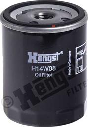 Hengst Filter H14W08 - Масляный фильтр autodif.ru